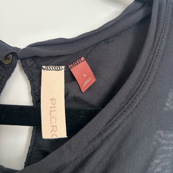 Pilcro Anthropolgie ruched 90s raceeback tank size large - Picture 9 of 9